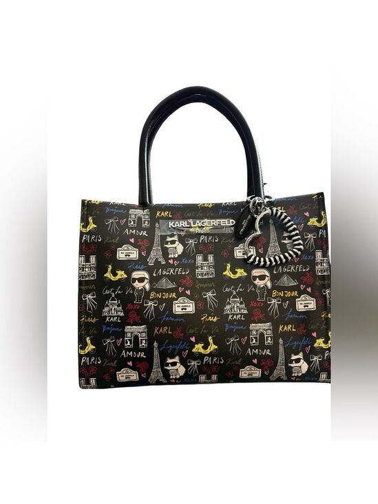 Karl Lagerfeld Handbags - Karl Lagerfeld Paris Maybelle Satchel Tote Parisian Fashion Coquette NWT $268
